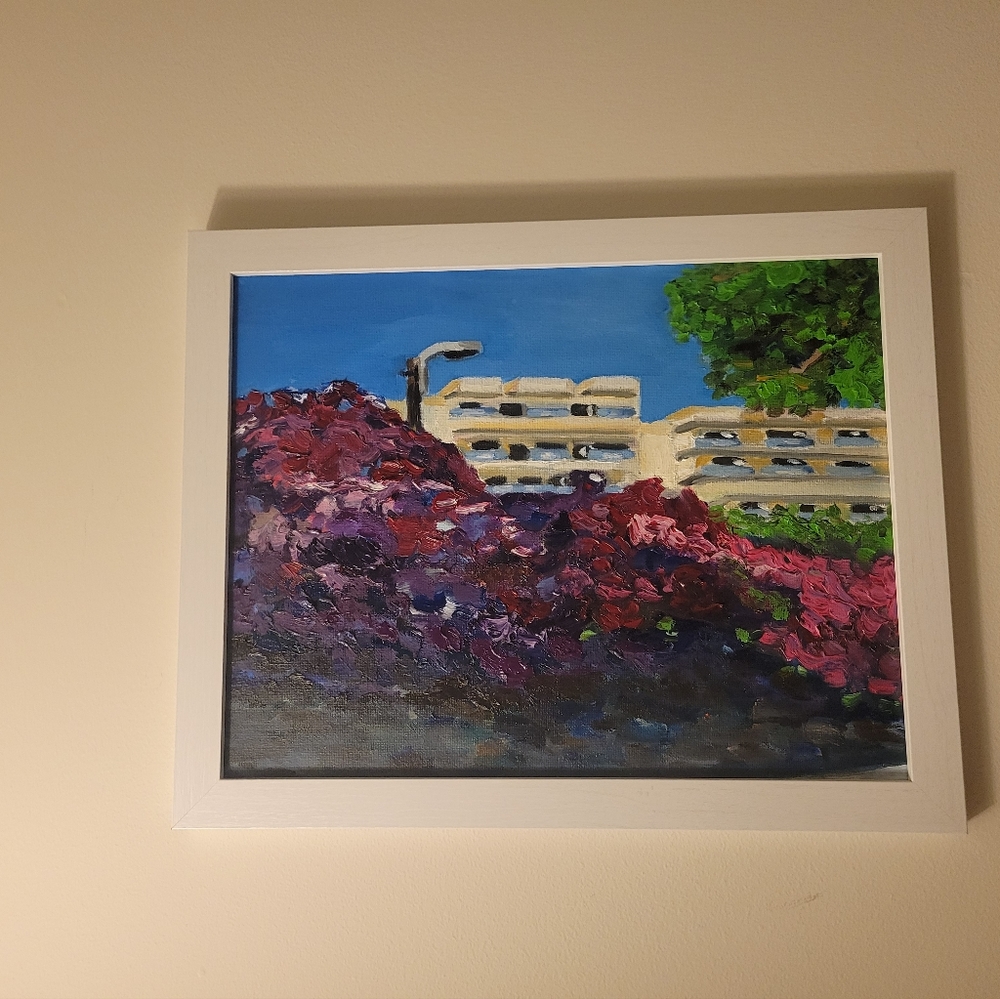 Oil Painting framed size 14x16